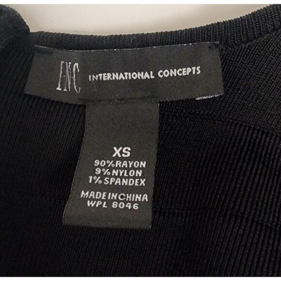 INC International Concepts Women's Square Neck Bodycon Dress Size XS - Picture 6 of 6
